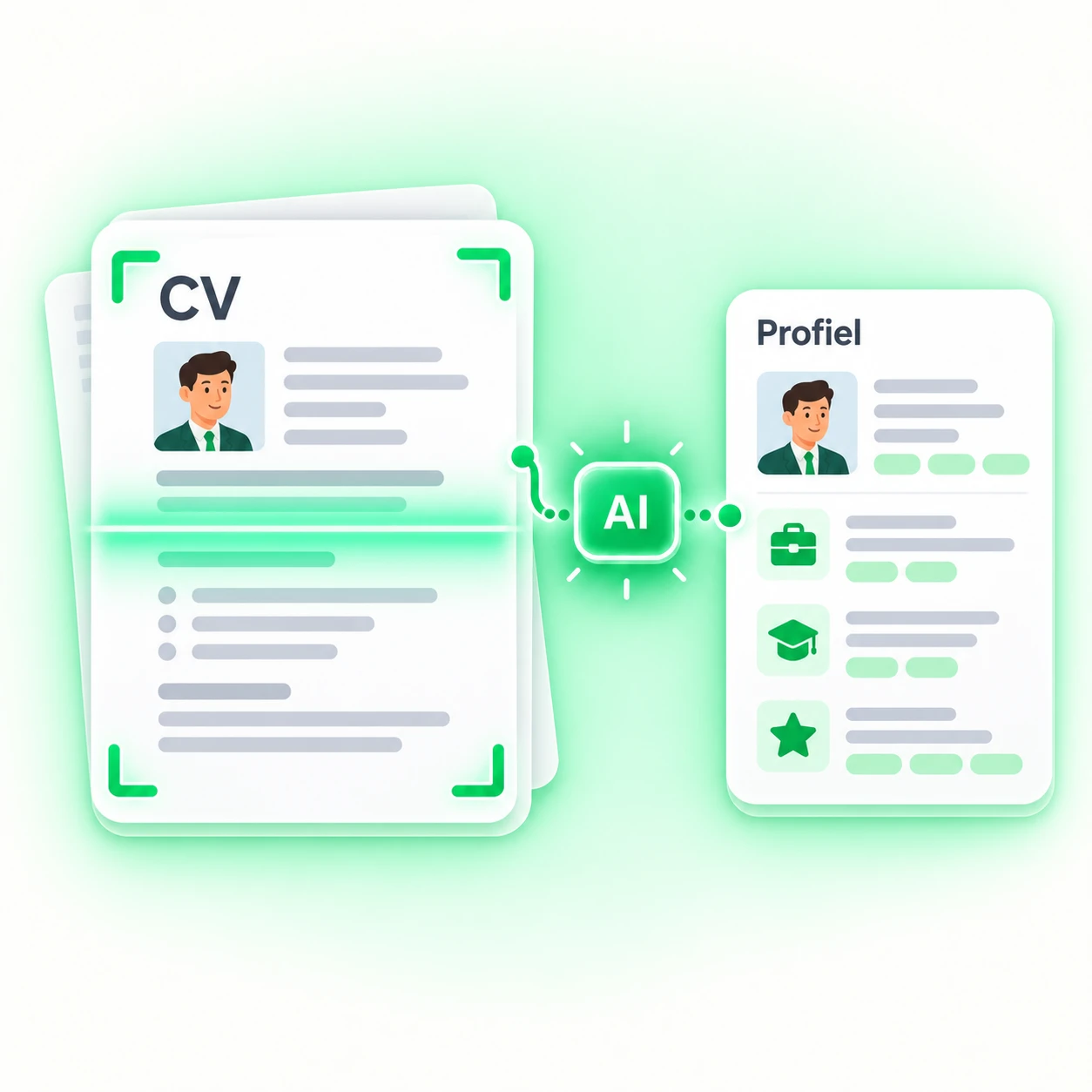 Cv-gegevens uitlezen met AI