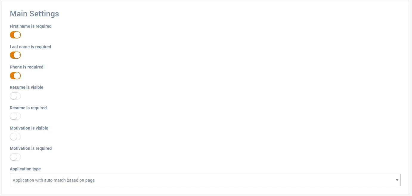content tab - algemene instellingen